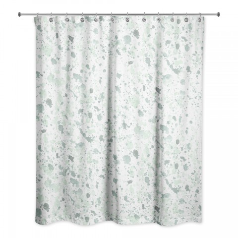 Ink Splatter  Shower Curtain