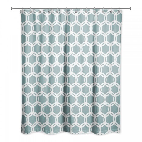 Loop Pattern  Shower Curtain