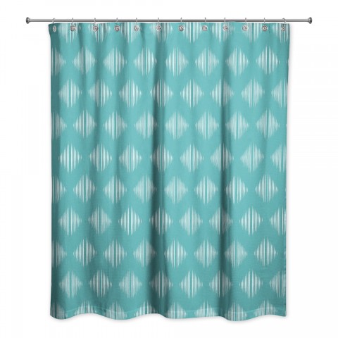 Sound Wave Lines  Shower Curtain