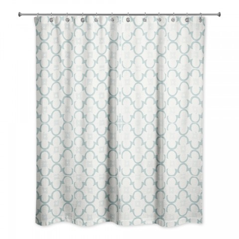 Rustic Tile Pattern  Shower Curtain