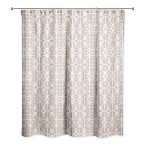 Shibori Pattern  Shower Curtain
