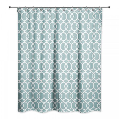 Lattice Link  Shower Curtain