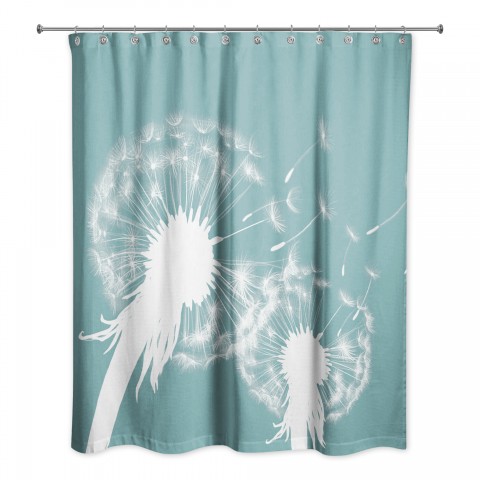 Dandelion Pair  Shower Curtain