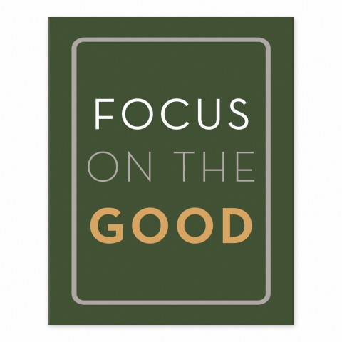 Focus On The Good 10 8x10 Tabletop Canvas