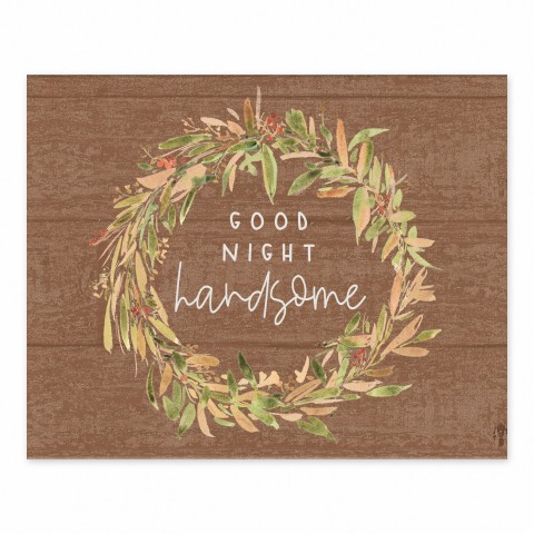 Good Night Handsome 10 10x8 Tabletop Canvas