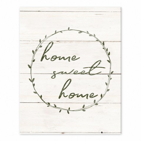 Home Sweet Home Wreath  Wall Art