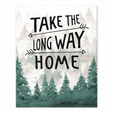 The Long Way Home 10 8x10 Tabletop Canvas
