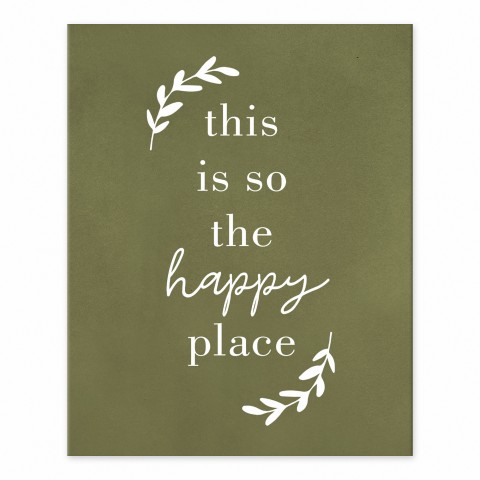 So The Happy Place 10 8x10 Tabletop Canvas