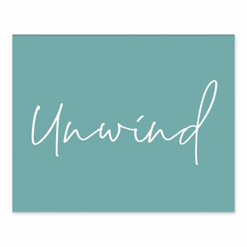 Unwind Script  Wall Art