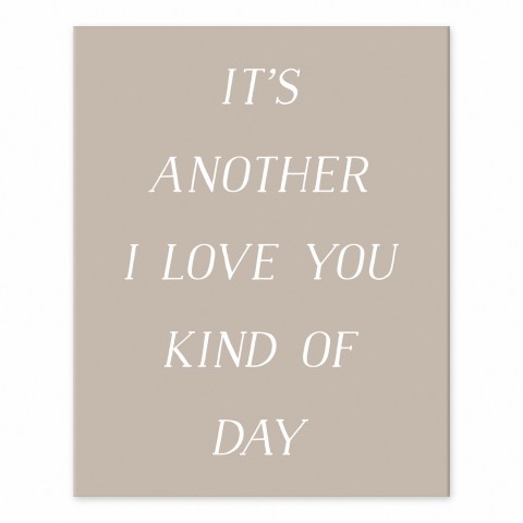 I Love You Day 10 8x10 Tabletop Canvas