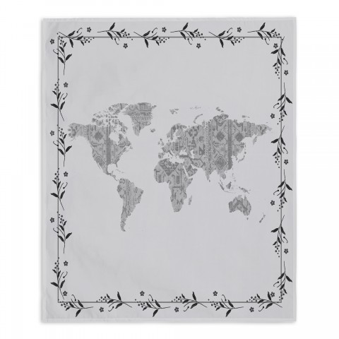 Boho Map 10 50x60 Tapestry