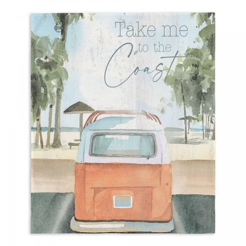 Old Coastal Van 10 50x60 Tapestry