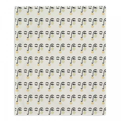 Winking Face 10 50x60 Tapestry