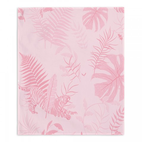 Tiger Jungle Leaves 10 50x60 Tapestry