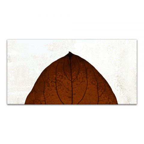 Split Fall Leaf Top 10x20 Canvas Wall Art