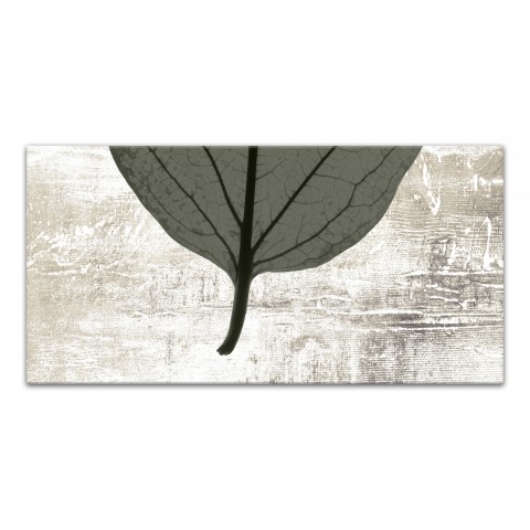 Split Fall Leaf Bottom Distressed 10x20 Canvas Wall Art