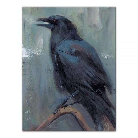 Leegan Raven 1 30x40 Canvas Wall Art