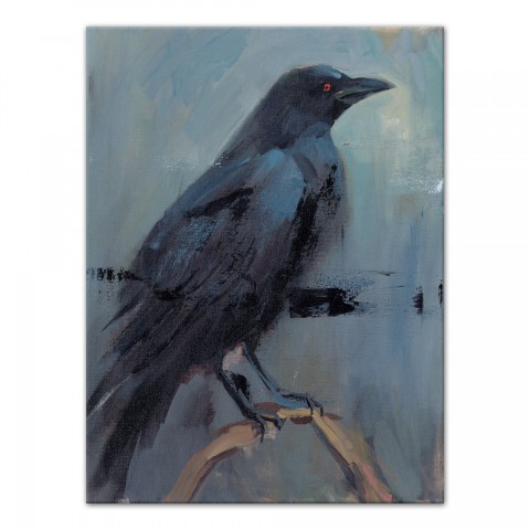 Leegan Raven 2 30x40 Canvas Wall Art