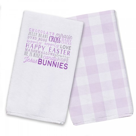 Easter Day Words Towel Set  Towel Set