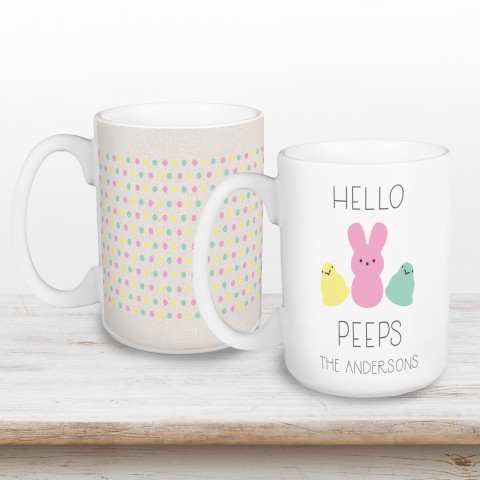 Hello Peeps Mug Set  Drinkware Set