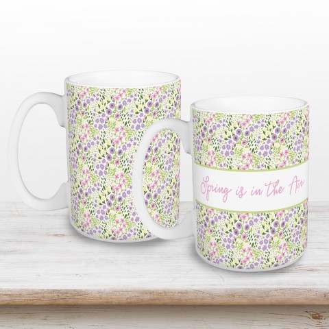 Whimsical Spring Mug Set  Drinkware Set