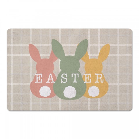 Easter Bunny Lineup 3 27x18 Floor Mat