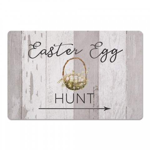 Easter Egg Hunt Basket Mat 27x18 Floor Mat