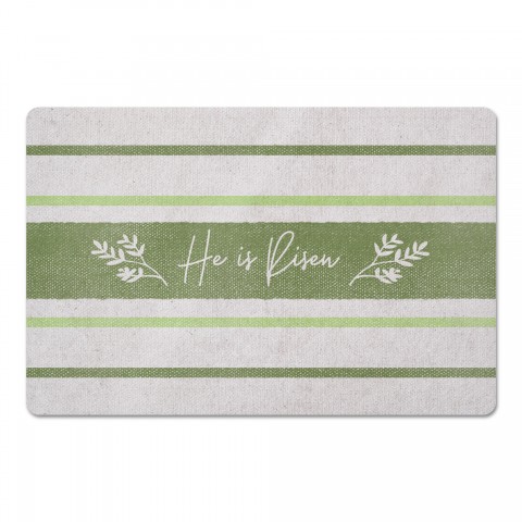 He Is Risen Mat 27x18 Floor Mat