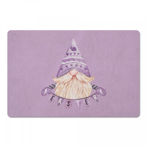 Easter Gnome Banner Mat 27x18 Floor Mat