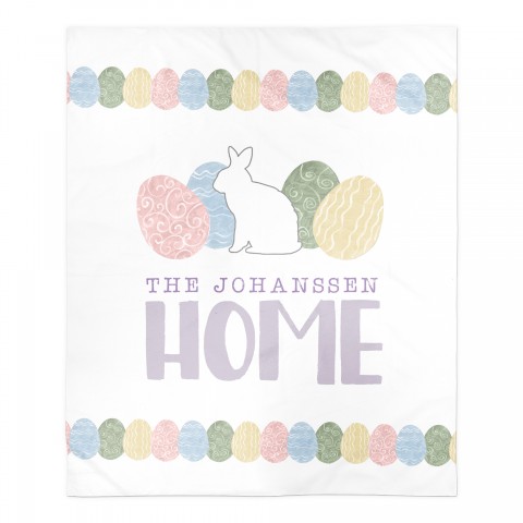 Home Easter Blanket Personalized 50x60 Sherpa Fleece Blanket