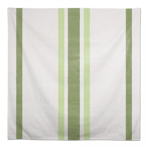 Green Market Stripes 1 58x58 Tablecloth