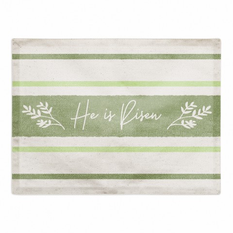He Is Risen Placemant 18x14 Cotton Twill Placemat