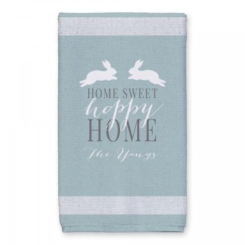 Home Hoppy Home Towel Personalized 16x25 Towel