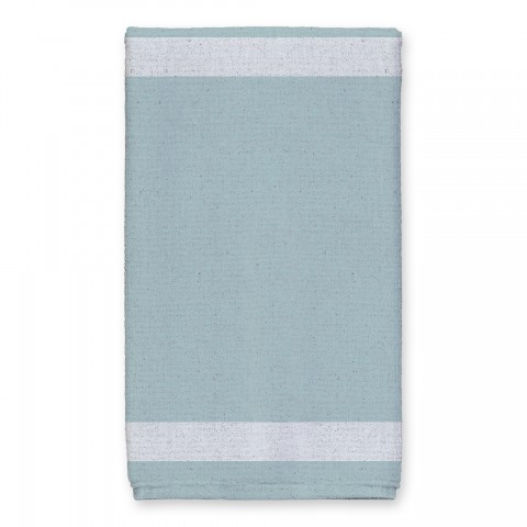 Blue With White Stripes Towel 16x25 Towel