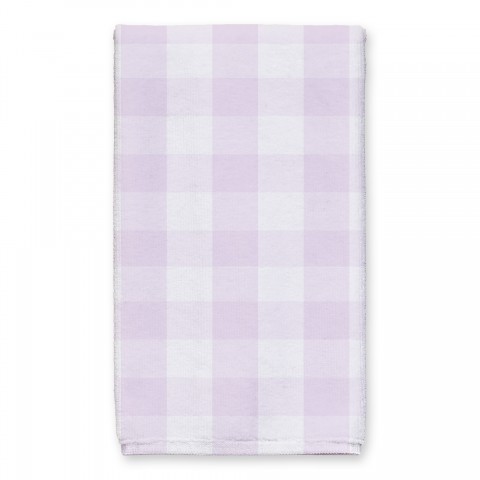 Light Purple Gingham Towel 16x25 Towel