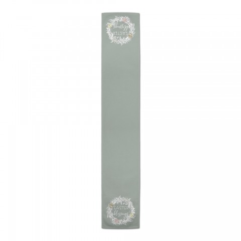 Easter Blessings Wreath Runner 2 16x90 Cotton Twill Runner