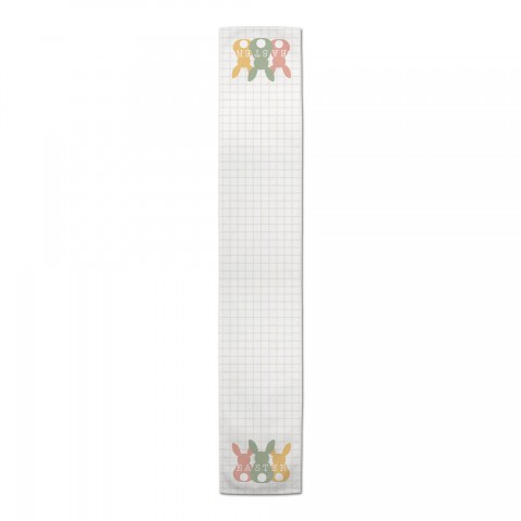 Easter Bunny Lineup Runner 2 16x90 Cotton Twill Runner