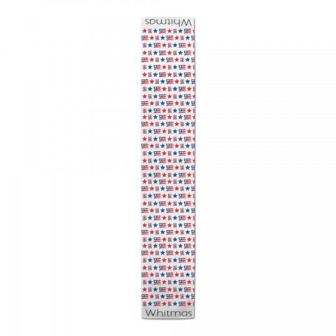 Flags and Stars Pattern Personalized 16x90 Cotton Twill Runner