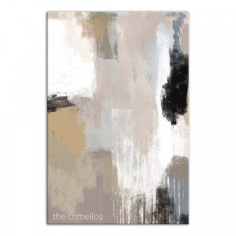 Neutral Abstract Personalized 20x30 Canvas Wall Art