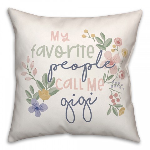 Personalized 18x18 Indoor / Outdoor Pillow