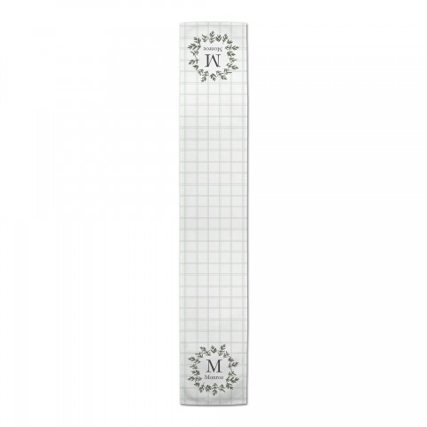 Personalized 16x90 Cotton Twill Runner