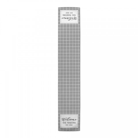 Personalized 16x72 Cotton Twill Runner