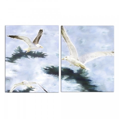 Seagull Art Set 24x30 Canvas Wall Art