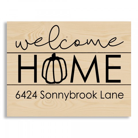Welcome Home Personalized 14x11 Pallet Wood Art