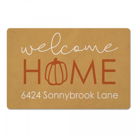 Welcome Home Personalized 27x18 Floor Mat