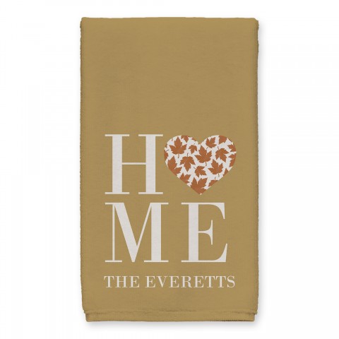 Fall Family Home Personalized 16x25 Towel