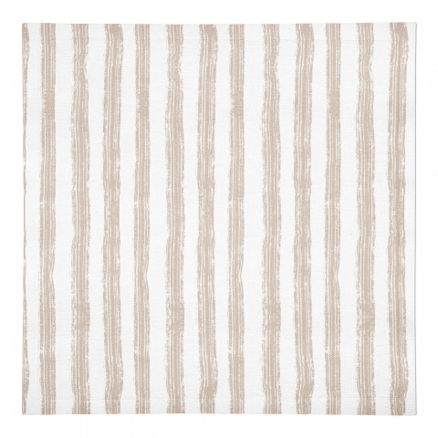 Neutral Easy Stripes 10 x 10 Cotton Twill Napkin
