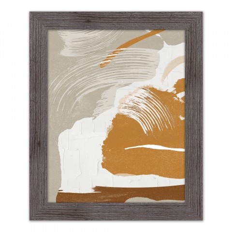 Fall Abstract 16 x 20 Western Gray Framed Print