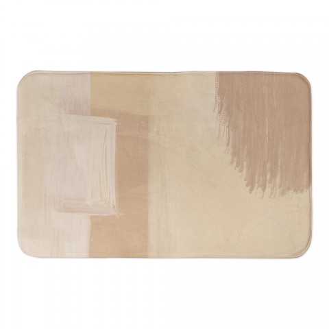 Neutral Desert Abstract 21 x 34 Bath Mat