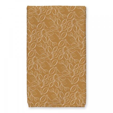 Marigold Lined Leaves 16 x 25 Towel